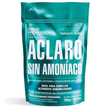 Imagem de Issue Professional Color Fantastic Blond, Pó Descolorante Sem Amônia, 700g, Para Cabelos Sensibilizados