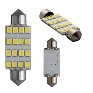 Imagem de LAMPADA AUTOMOTIVA TORPEDO 16 LEDS 41mm 6000k