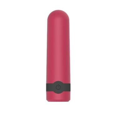 Imagem de Vibrador Bullet Fingertip 10 Vibrações Aveludado Estimulador Clitoriano Discreto e Potente [VERMELHO]