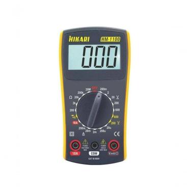 Imagem de Multimetro Digital Hikari Hm-1100 Cat Iii 600v