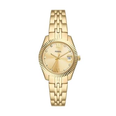Imagem de Relógio Fossil Feminino Scarlette Dourado - Es5338-1dn Es5338-1dn