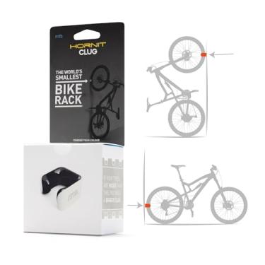 Imagem de Hornit Sistema de armazenamento híbrido de bicicleta CLUG para ambientes internos e externos, branco/laranja