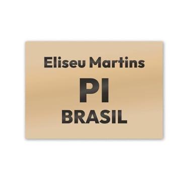 Imagem de Imã de Geladeira Eliseu Martins Piauí MDF 8cm x 5cm