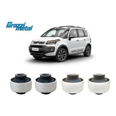 Imagem de 4 Buchas Bandeja Balança Dianteira Aircross 2012 2013 2014 - Grazzimet
