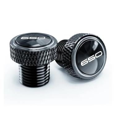 Imagem de jininshengxindianzi Compatible With Z900 Z650 Ninja650 Z900RS Z900SE Motorcycle Accessories Rear Mirror Hole Plugs Screw Bolts Cover Cap(Grey 650 W)