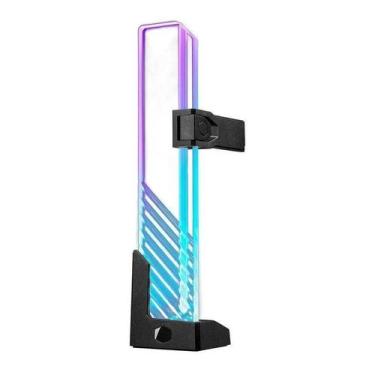Imagem de Suporte Para Gpu Cooler Master Argb Em Vidro Temperado