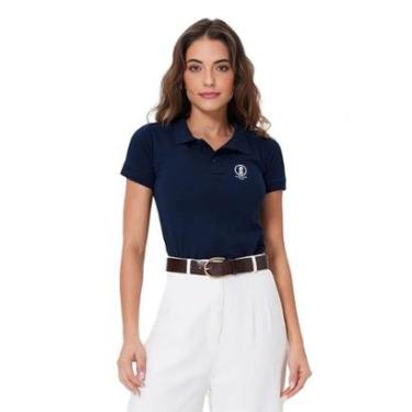 Imagem de Camisa Gola Polo Estampa Engenharia Civil Piquet Feminino-Feminino