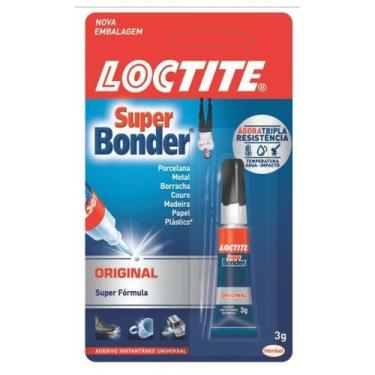 Imagem de SUPER BONDER 3g Original Henkel - Cola Alta Performance para Diversos 