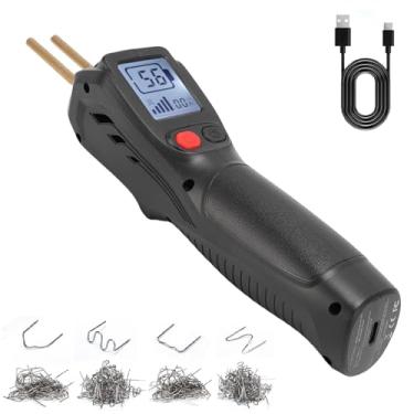 Imagem de Fabater Soldador de Plástico, Kit de Soldagem de Plástico Sem Fio Com 200 Grampos de Soldador, Kit de Reparo de Para-choquespara Máquina de Solda de Plástico para Reparos Plásticos (Preto)