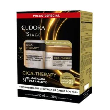 Imagem de Kit Eudora Siàge Cica-therapy shampoo 250ml + máscara 250g