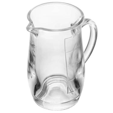 Imagem de Jarra Medidora 250ml Lyor Vidro com Alça Bico Direcionador Receita Cozinha Graduada