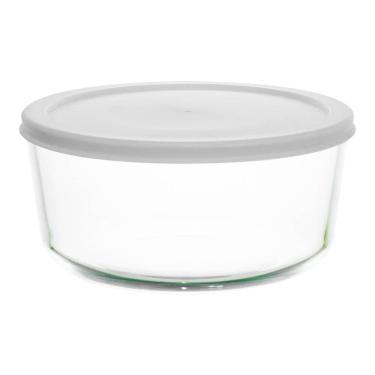 Imagem de Pote de Vidro Borossilicato Refratário com Tampa Cinza 472ml - Casambiente JGTI069-Avulso