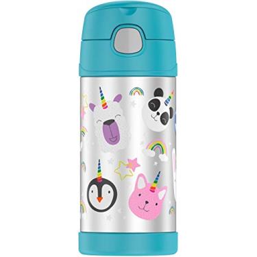 Imagem de THERMOS Garrafa de canudo infantil Funtainer de 340 g, unicórnio mágico