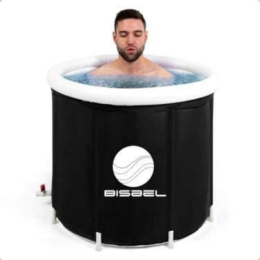 Imagem de Banheira De Gelo Recovery Imersão Crioterapia Recuperação Muscular Inflável Atleta Pro Portátil Dobrável 320l Cold Plunge Reforçado Bisbel
