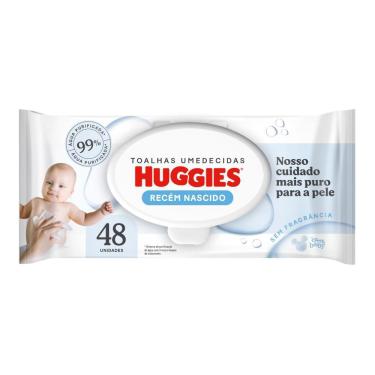 Imagem de Lenço Umedecido Huggies Puro e Natural 48 Unidades