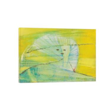 Imagem de Max Ernst Canvas Wall Art Pictures - Impressões de arte famosas com moldura de madeira - Impressão de reprodução em tela - Pintura de arte para decoração de casa - Sem título 7/50x70 cm 20x28