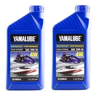 Imagem de YAMAHA Óleo De Motor Yamalube Lub-10W40-Wv-12 De Alto Desempenho Para Embarcações Aquáticas, 4 Tempos E 4W, Original Oem - 2 Litros