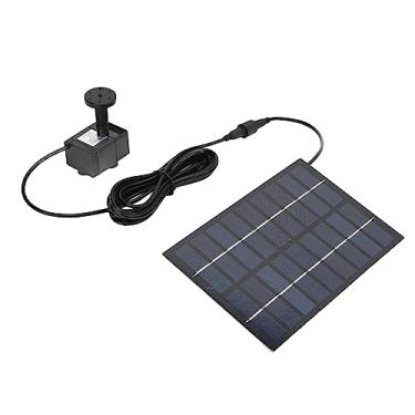 Imagem de 1,8W Kit de bomba de fonte solar 9V, bomba de água solar de malha anti -entupimento para lagoas de jardim de banho de pássaros, inclui vários bocais para decoração ao ar livre