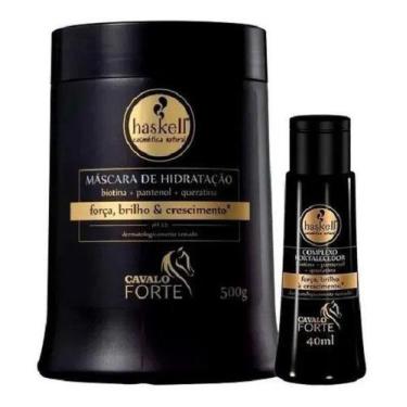 Imagem de Kit 1 x complexo fortalecedor 40 ml + 1 x máscara 500g cavalo forte ha