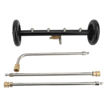 Imagem de Função de dupla Função Limpador Cleage Pressher Water Broom 2 em 1 sob a lavadora de carros Limpador com 3 varinhas de extensão para caminhões Carros Trailers