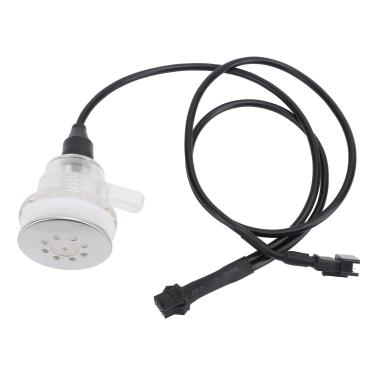 Imagem de Banheira Bocal de Ar com RGB Light 12V 40mm PVC Air Bubble Jet Bocal de Substituição Spa Banheira Parte para Hidroterapia Spring Pool