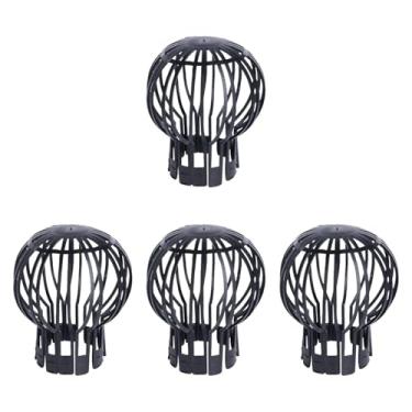 Imagem de WeiLaiKeQi Protetor de calhas profissional premium para drenagem de piso, 4 peças, protetor de canos para áreas externas, cobertura de drenagem de telhado para