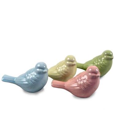 Imagem de Enfeite de Cerâmica Decorativo Pássaro - Tudo em Caixa