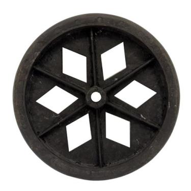 Imagem de Roda Para Carrinho De Feira Comum Pneu Maciço Eixo 9mm - MARELAGO
