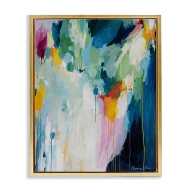 Imagem de Stupell Industries Eucalyptus Bright Expression Gold Framed Floater Canvas Wall Art Design por Amira Rahim, 78 x 63 cm