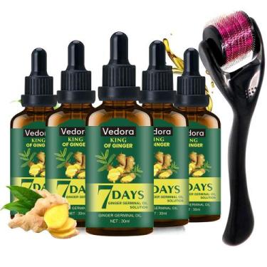 Imagem de Sérum de crescimento capilar Vedora Ginger Oil 150 ml com rolo de 5,05