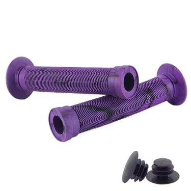 Imagem de Guiador de bicicleta Guiador de bicicleta de downhill freestyle (ROXO RAJADA)