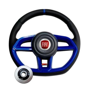Imagem de Volante Fiat Fiorino Siena Strada Stilo Palio 1996 Até 2013 - Compatív