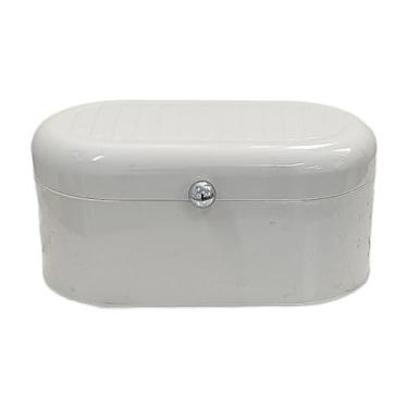 Imagem de Porta Pão de Metal Perolado Com Alta Vedação e Super Moderno - MJ BRANDS (Branco)