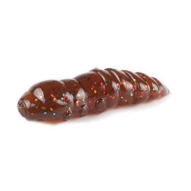 Imagem de ZZTWER Iscas macias de plástico macio Larva 38 mm/18 peças flutuantes de água doce iscas de silicone macio