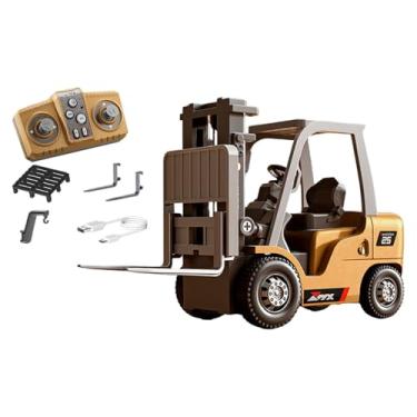 Imagem de YIJU Empilhadeira de controle remoto, veículo de engenharia, brinquedo para presente de aniversário de 3 a 5 anos, crianças, meninos e meninas,