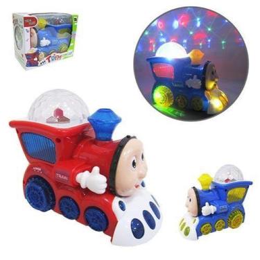 Imagem de Trem Trenzinho Bate e Volta Com Som e Luz + Globo Giratório Colors A P