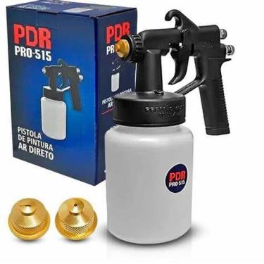 Imagem de Pistola de Pintura PDR PRO-515 1.2mm com Copo de 600ml por Sucção e Ar
