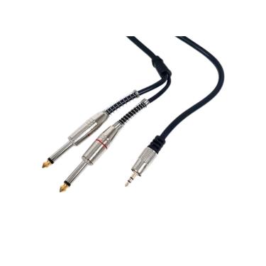 Imagem de Cabo P10 Mono X P2 Stereo  MXT 1.8 Metros Ouro