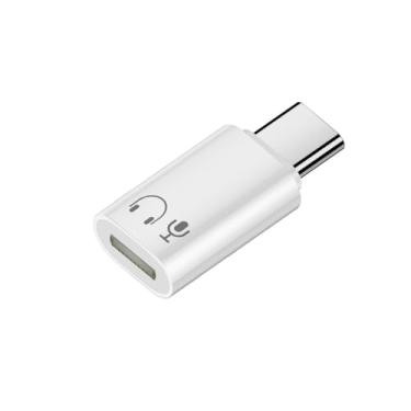 Imagem de UCCUNEVVA Adaptador de áudio USB C para Lightning, USB C macho para Lightning fêmea fone de ouvido HiFi conversor suporta controle de linha