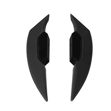 Imagem de MUNEFE SPOILER AROdasMENTICO AERODINAM, MOTORCYCHET WAPLET, 1 par de motocicleta lateral lateral para motocicletas bicicletas elétricas (Black)