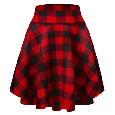 Imagem de Saia midi Urban CoCo versátil, elástica, larga, cintura alta