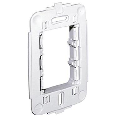 Imagem de Suporte para Placa 4x2 Legrand Pial Plus - para até 3 Módulos - Branco
