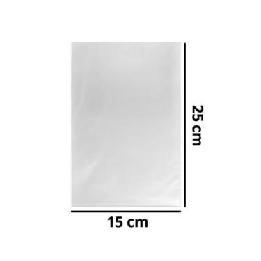 Imagem de Saco Plástico Transparente Pp 1kg - Diversos Tamanhos - EnduPlast, 15x