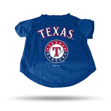 Imagem de Rico Industries Camiseta MLB Texas Rangers para animais de estimação, tamanho GG, cores do time, tamanho GG