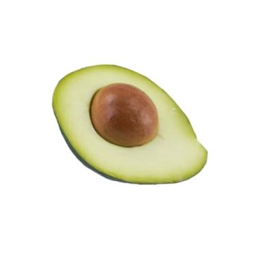 Imagem de FUTUREORYY 1 modelo realista de abacate artificial para decoração de casa, adereços de fotografia, decoração de frutas falsas para armários e expositores para acessórios de festa em lojas