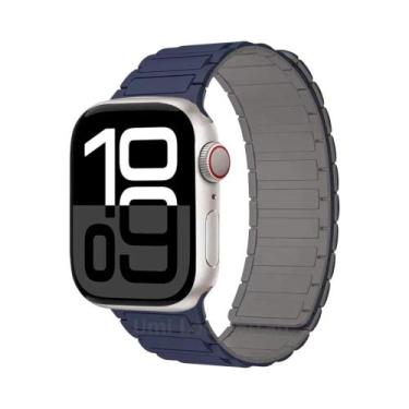 Imagem de Pulseira De Silicone Universal Para Apple Watch, Faixa Magnética Compa