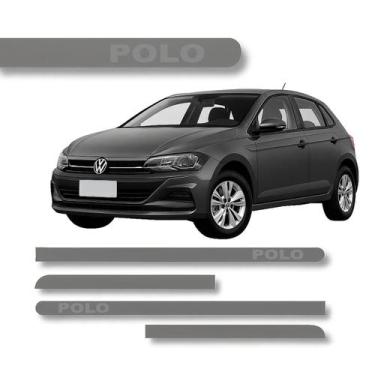 Imagem de Jogo Friso Lateral Polo Ponta Redonda com Grafia Cores Volks - Macall,