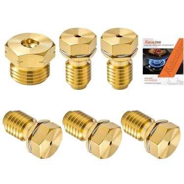 Imagem de Substituição para Whirlpool WFG505M0BS4 WFG505M0BW3 Range Forno/Fogão, W10619560 LP Kit de conversão de gás natural para propano com instruções de instalação