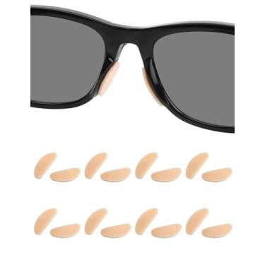 Imagem de HILEEN 8 pares de almofadas de nariz de substituição para Meta Wayfarer RW4006 50 mm | RW4008 53 mm | RW4009 50 mm | RW4009F 51 mm Óculos de sol - Carne