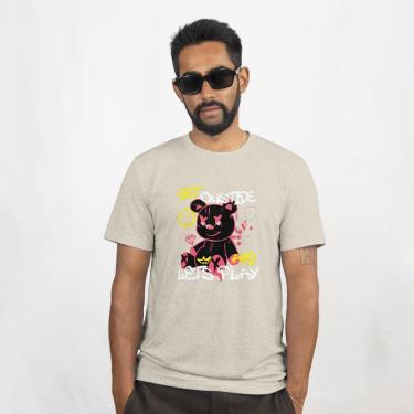 Imagem de Camisa Camiseta Masculina Manga Curta Outside Estampa Premiun Malha Algodão do P ao G1-Masculino